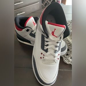 Nike Jordan 3 Retro Fire Red Denim